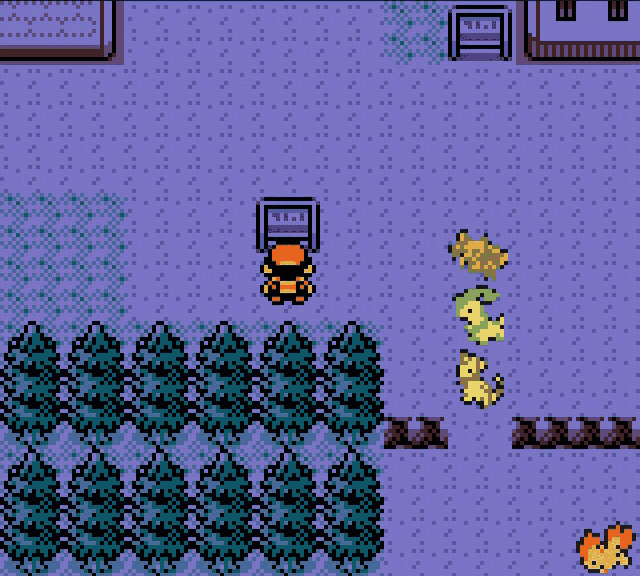 Pokémon Agents demo: coding sessions as creatures around a top-down town, levelling up and evolving as the work lands, with one walking up to ask a question.